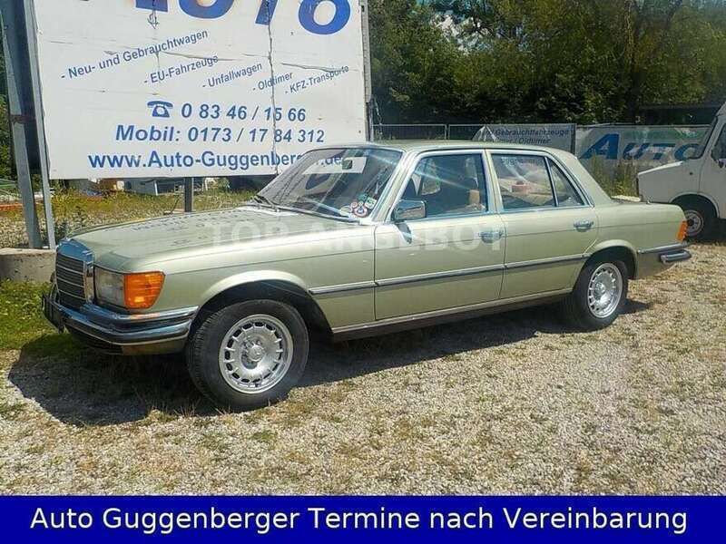 Grün Gebraucht 1976 Mercedes S280 Limousine | 19.890 € - Bild 1/4