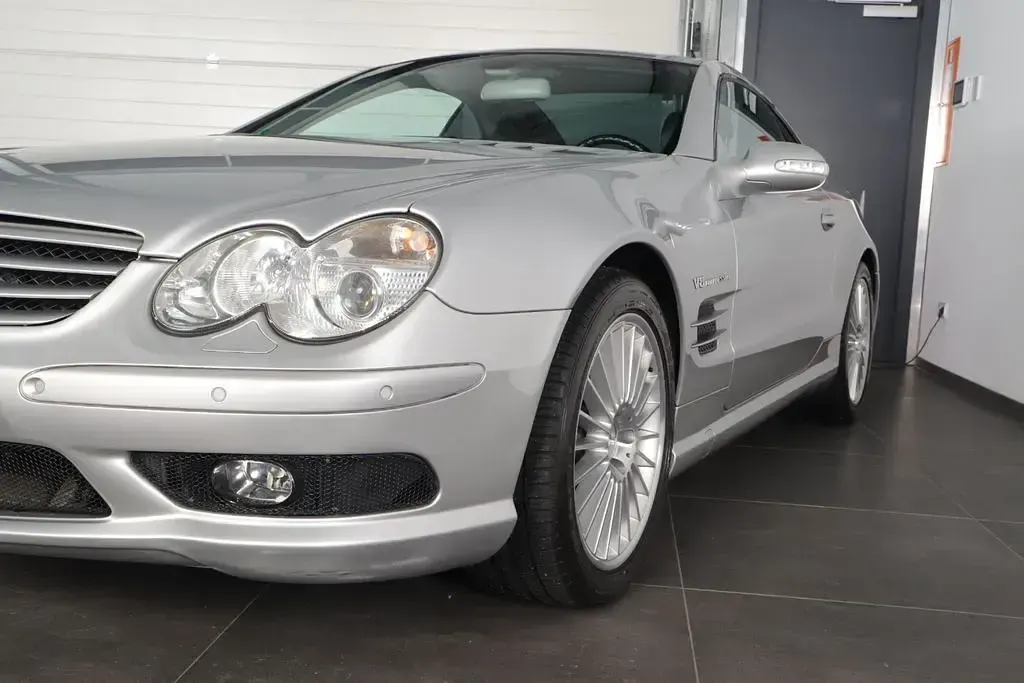 Gebraucht Mercedes SL55 AMG AMG 500 PS (367 kW) 2004 744 brillantsilber Cabrio