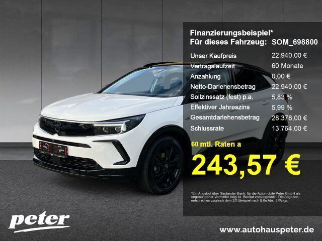 Lack weiss banquise/deckende l Gebraucht 2023 Opel Grandland X GS Line SUV | 22.940 € (Guter Preis) - Bild 1/4