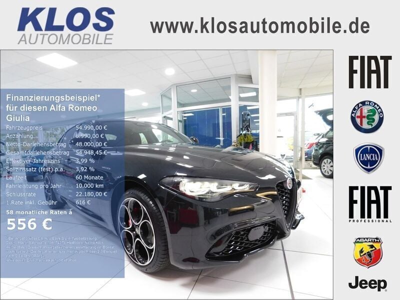 Schwarz Neu 2024 Alfa Romeo Giulia Veloce Limousine | 54.990 € (Superpreis) - Bild 1/4