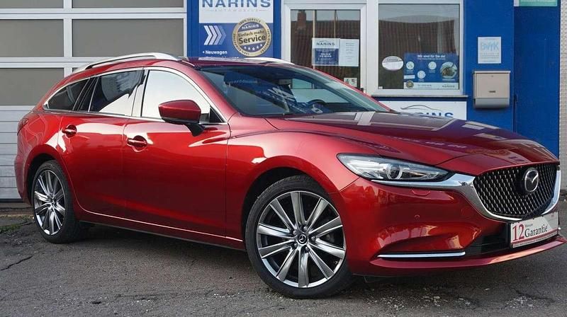 Rot Gebraucht 2020 Mazda 6 Sports-Line Kombi | 21.990 € (Guter Preis) - Bild 1/4