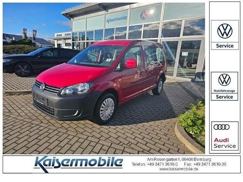 Rot Gebraucht 2012 VW Caddy Maxi Van / Kleinbus | 10.889 € (Fairer Preis) - Bild 1/4