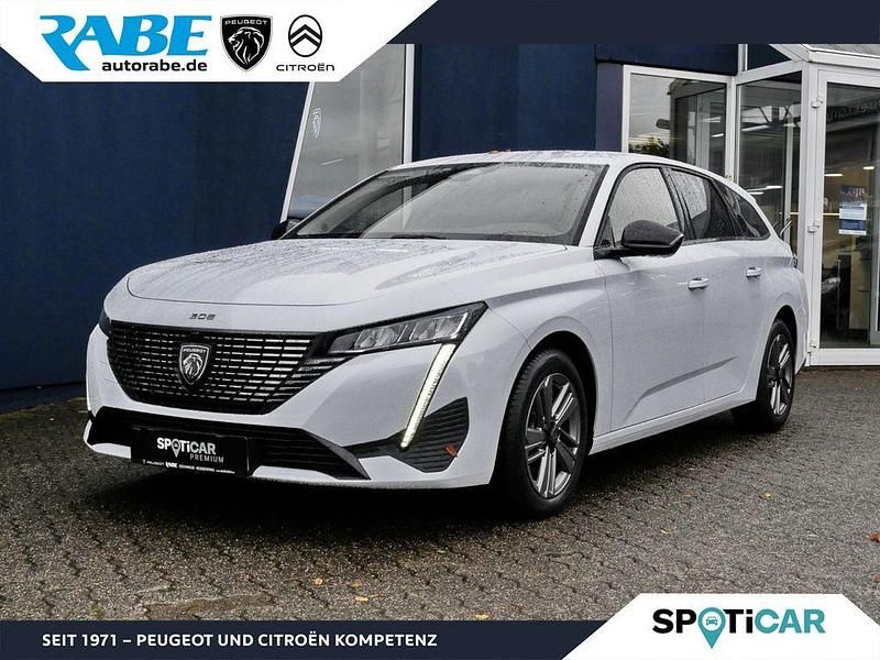 Okenit weiß (metallic) Gebraucht 2024 Peugeot 308 Allure Kombi | 23.740 € (Superpreis) - Bild 1/4