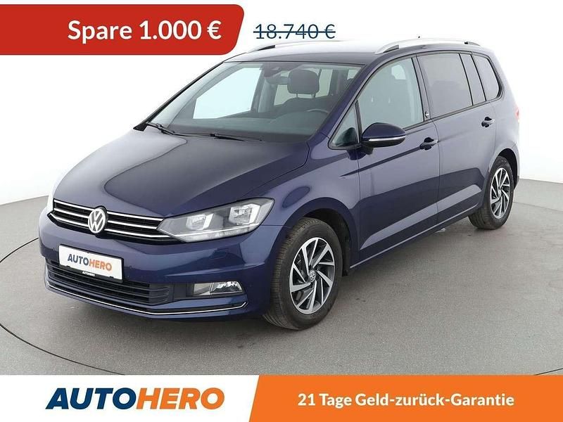 Blau Gebraucht 2017 VW Touran Sound Van / Kleinbus | 16.810 € (Fairer Preis) - Bild 1/3
