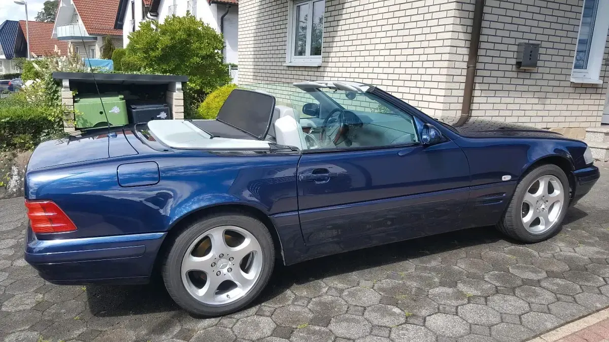 Gebraucht Mercedes SL320 224 PS (164 kW) 2000 Blau Cabrio