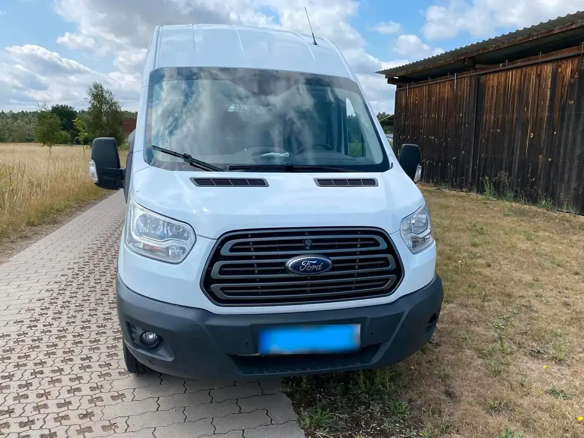 Gebraucht Ford Transit 155 PS (114 kW) 2015 Weiß Van / Kleinbus
