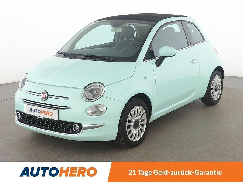 Grün Gebraucht 2015 Fiat 500C Lounge Cabrio | 8.120 € (Fairer Preis) - Bild 1/3