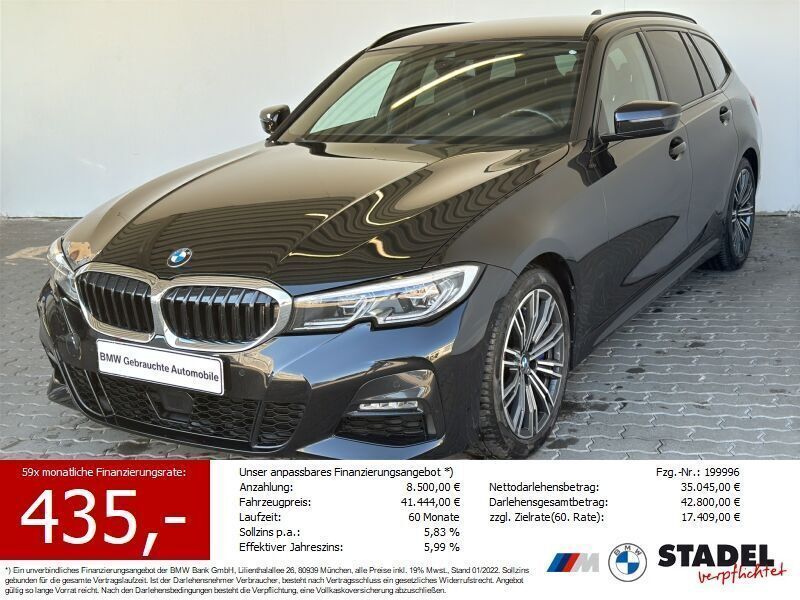 Black sapphire metallic Gebraucht 2021 BMW 330 M Sport Kombi | 36.749 € (Fairer Preis) - Bild 1/4