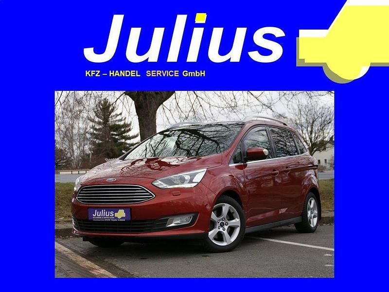 Gebraucht Ford Grand C-Max Titanium 150 PS (110 kW) 2015 Rot Van / Kleinbus