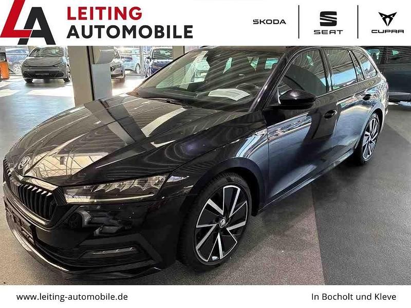 Schwarz Gebraucht 2021 Skoda Octavia SportLine Kombi | 24.445 € (Fairer Preis) - Bild 1/4