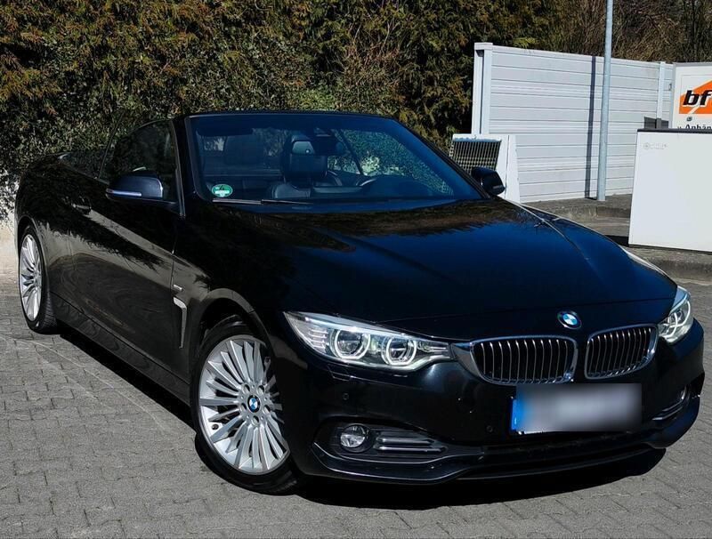 Schwarz Gebraucht 2014 BMW 420 Luxury Line Cabrio | 18.100 € (Fairer Preis) - Bild 1/4