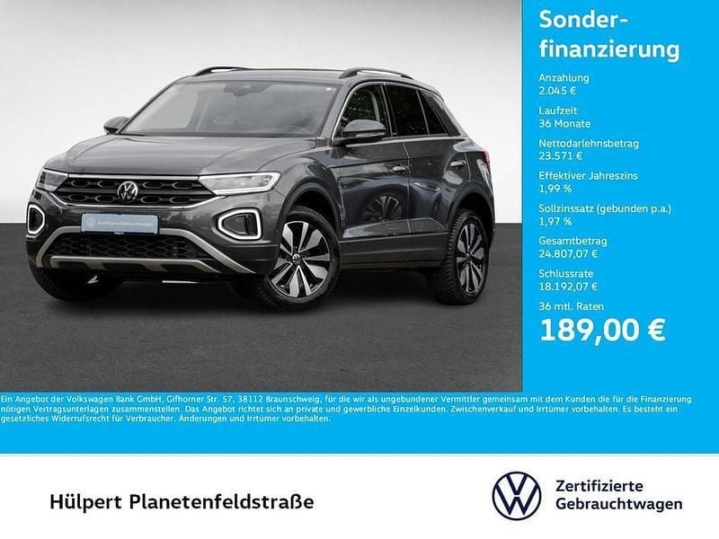 Grau Gebraucht 2024 VW T-Roc Move SUV | 25.616 € (Guter Preis) - Bild 1/4