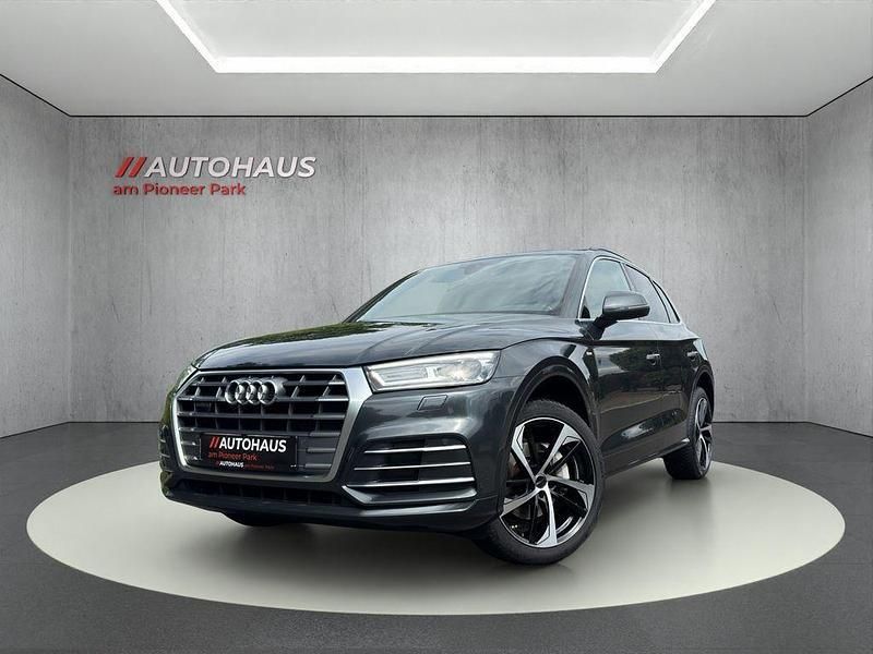 Grau Gebraucht 2017 Audi Q5 S-Line SUV | 23.950 € (Teuer) - Bild 1/4