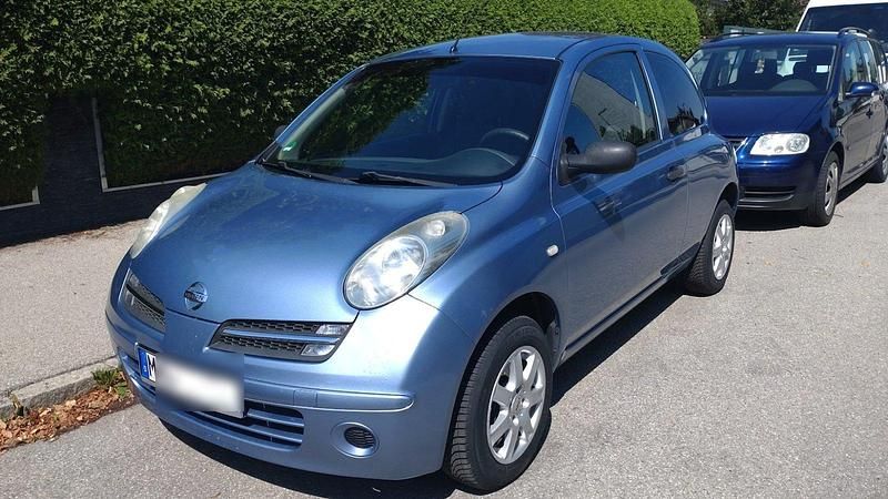 Blau Gebraucht 2006 Nissan Micra Acenta Kleinwagen | 2.300 € (Teuer) - Bild 1/4