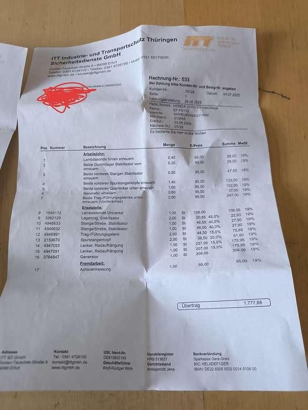 Gebraucht Honda Civic 75 PS (55 kW) 2004 Limousine