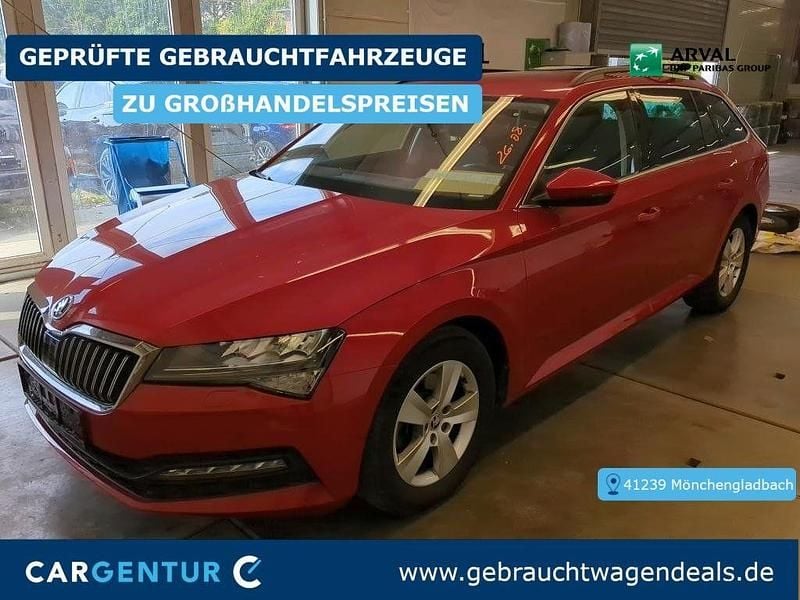Velvet rot Gebraucht 2020 Skoda Superb Ambition Kombi | 25.290 € (Guter Preis) - Bild 1/2