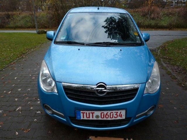 Gebraucht Opel Agila Edition 68 PS (50 kW) 2009 Blau Kleinwagen