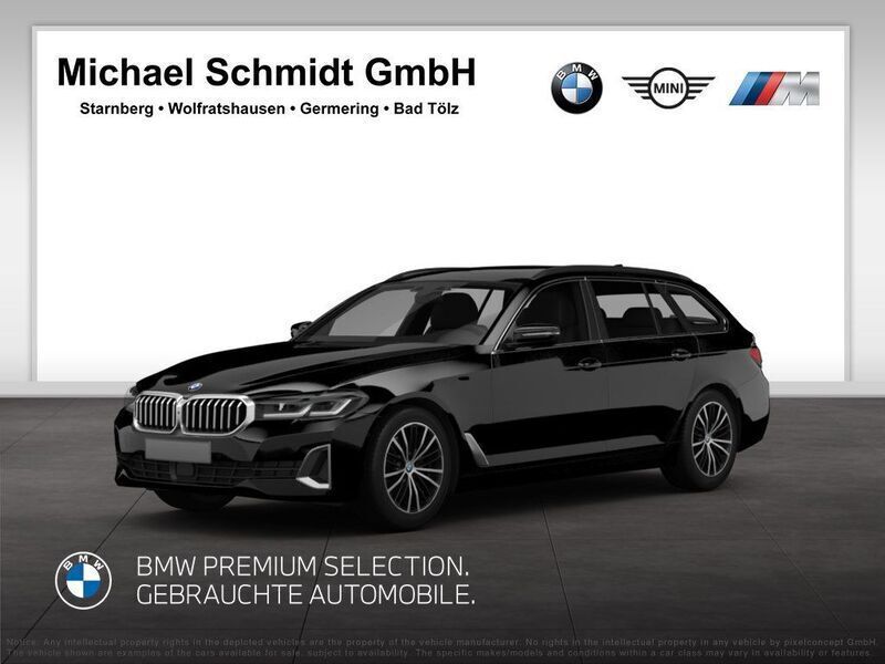 Saphirschwarz Gebraucht 2022 BMW 520 Sport Line Kombi | 31.890 € (Guter Preis) - Bild 1/4