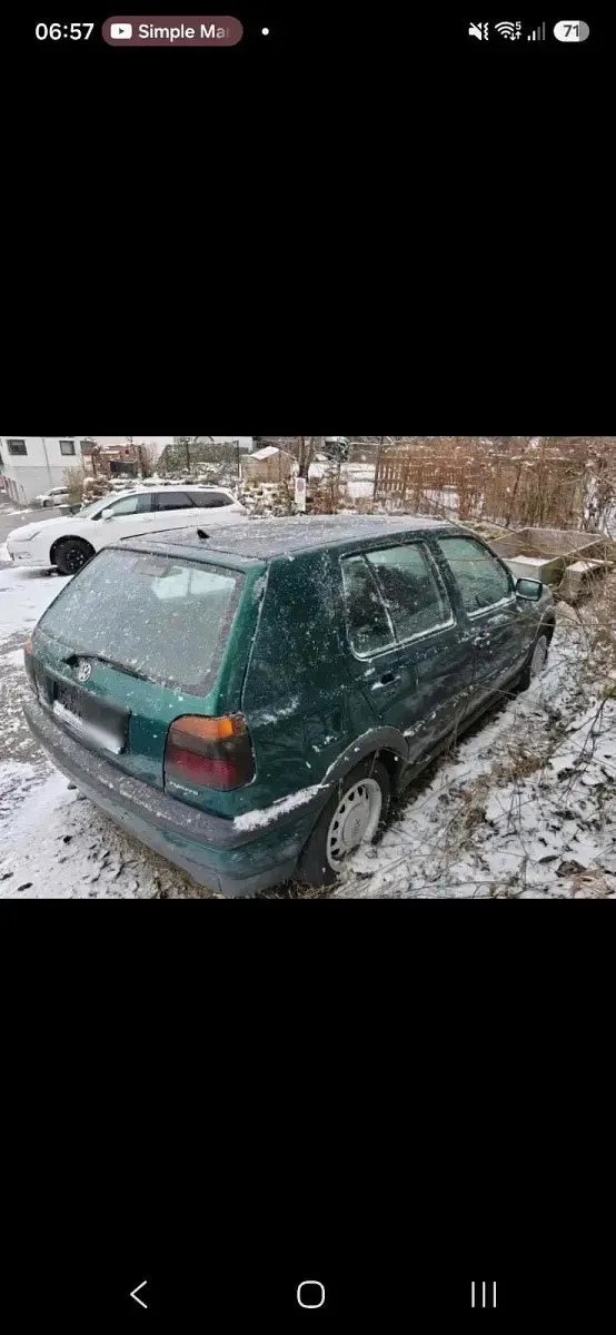 Gebraucht VW Golf III 90 PS (66 kW) 1997 Grün Kleinwagen