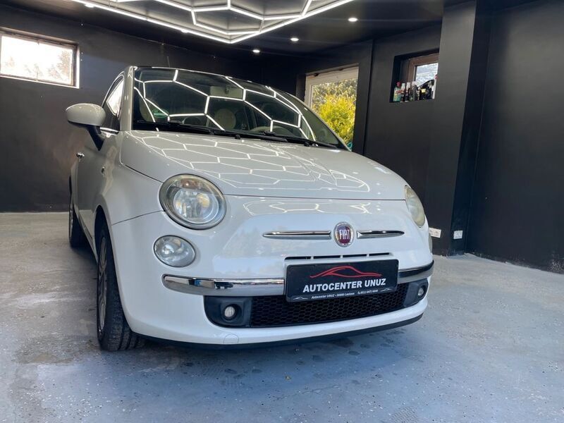 Weiß Gebraucht 2008 Fiat 500 Lounge Kleinwagen | 4.499 € (Fairer Preis) - Bild 1/4