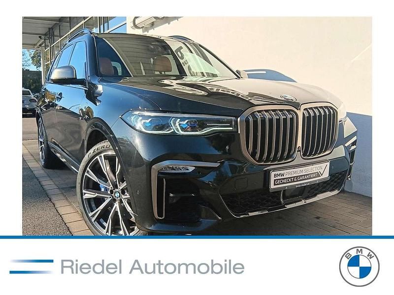 Black sapphire metallic Gebraucht 2020 BMW X7 Sport Line SUV | 67.490 € (Etwas zu teuer) - Bild 1/3