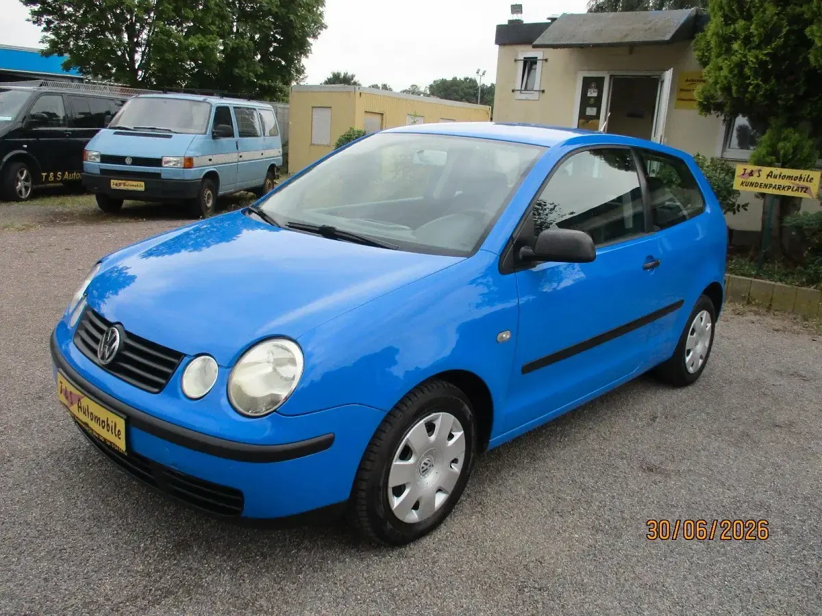 Gebraucht VW Polo Basis 54 PS (39 kW) 2002 Blau Kleinwagen