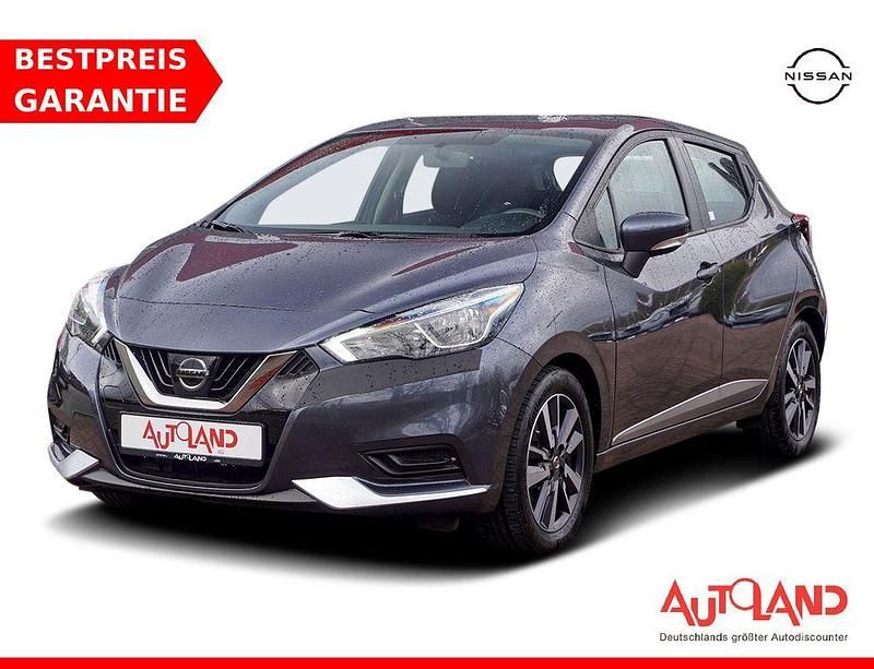 Grau Gebraucht 2018 Nissan Micra Acenta Kleinwagen | 13.950 € (Teuer) - Bild 1/4