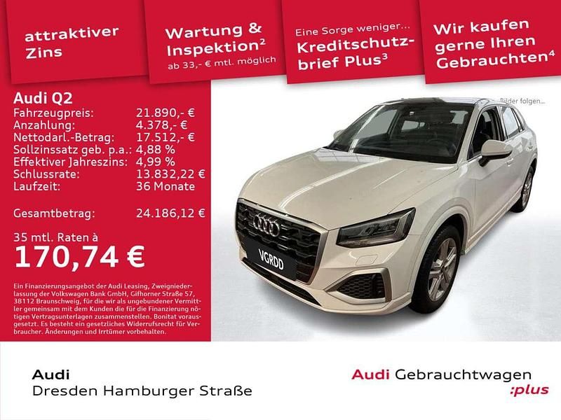 Gebraucht Audi Q2 Advanced Plus 110 PS (80 kW) 2023 Ibisweiß SUV