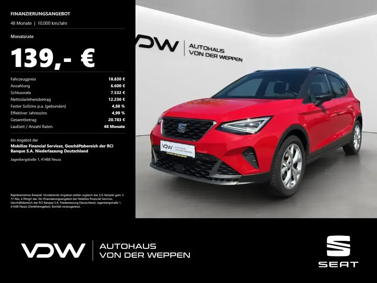 Gebraucht Seat Arona FR 110 PS (80 kW) 2023 SUV