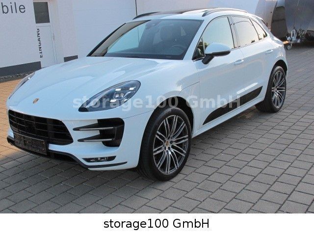 Weiß Gebraucht 2016 Porsche Macan Turbo SUV | 57.900 € (Teuer) - Bild 1/4