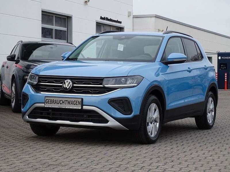 Clear blue metallic Gebraucht 2024 VW T-Cross IQ Drive SUV | 22.550 € (Guter Preis) - Bild 1/4