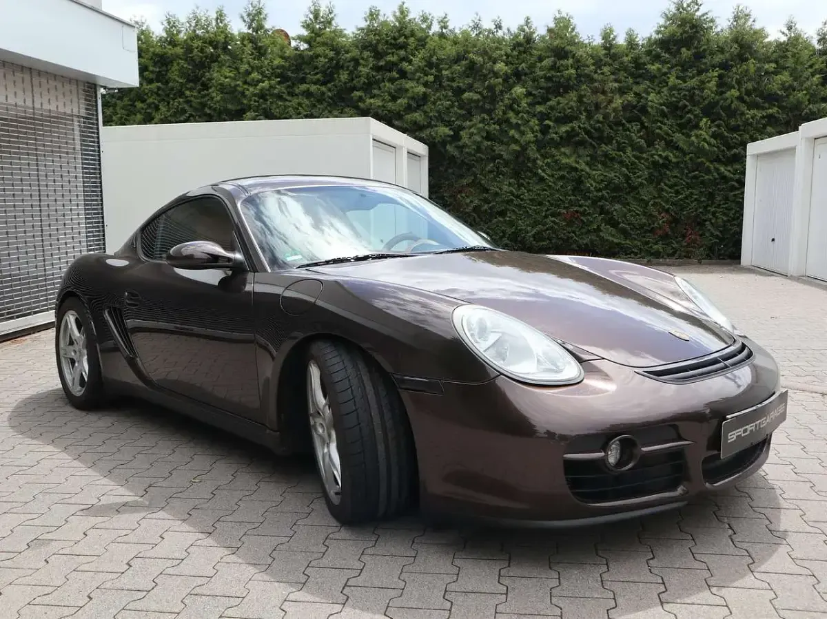 Brugt Porsche Cayman 245 HK (180 kW) 2008 Brun Coupe