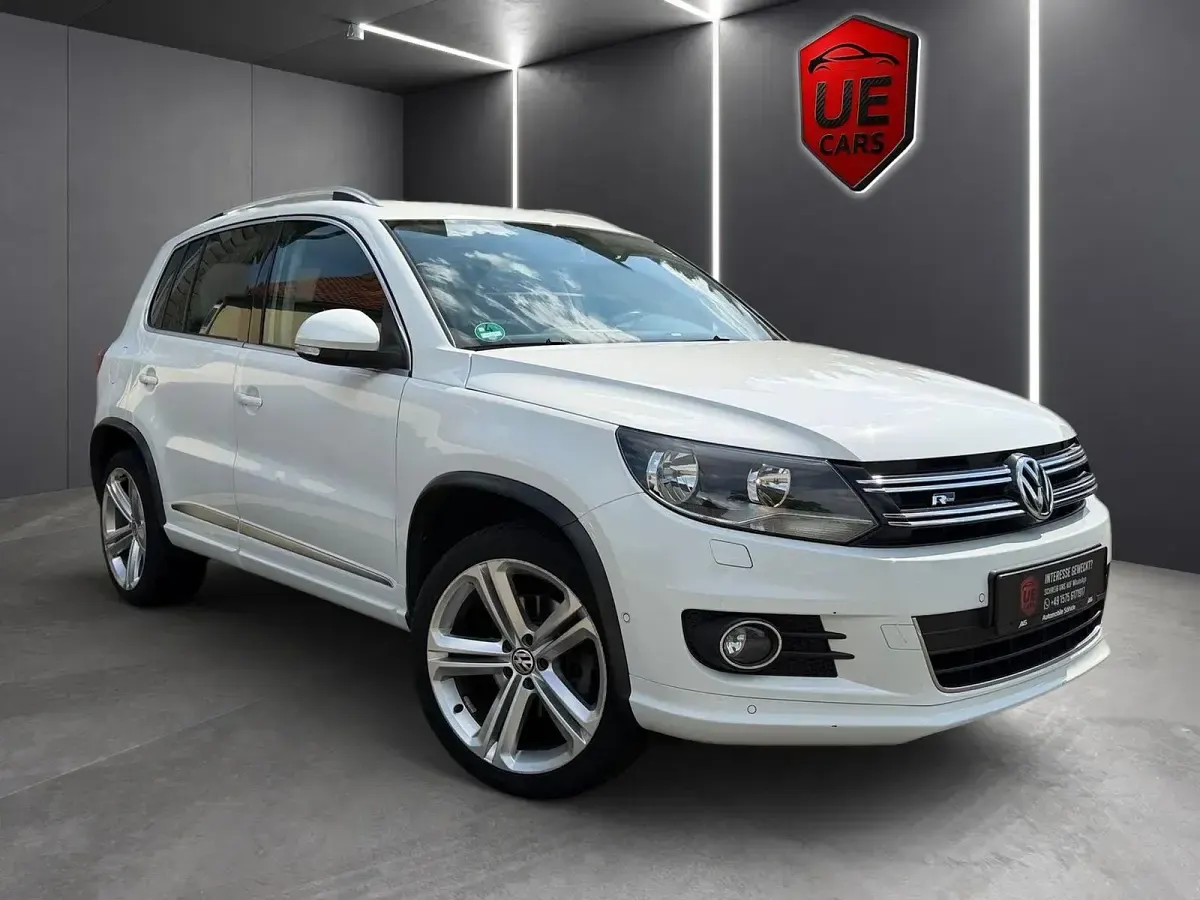 Gebraucht VW Tiguan R-line 150 PS (110 kW) 2015 Weiß SUV