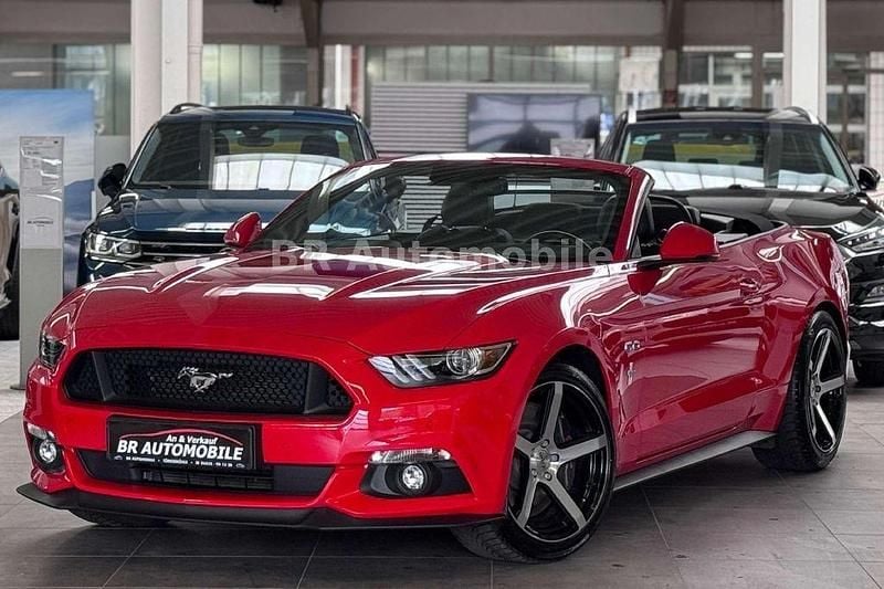 Rot Gebraucht 2017 Ford Mustang GT Convertible Cabrio | 38.990 € (Guter Preis) - Bild 1/4