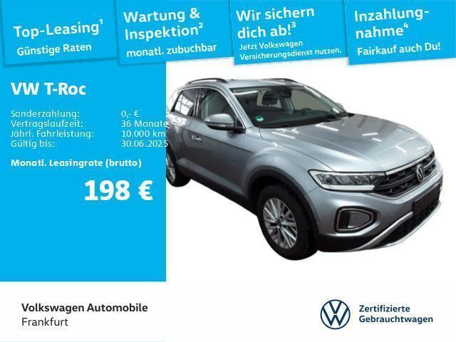 Pyritsilber metallic Gebraucht 2024 VW T-Roc Life SUV | 23.980 € (Guter Preis) - Bild 1/3