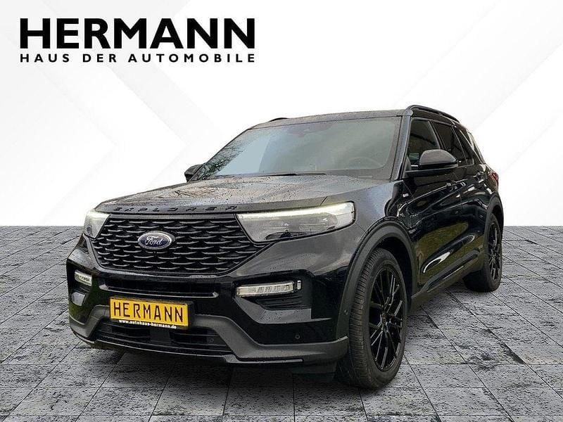Obsidianschwarz (schwarz) Gebraucht 2021 Ford Explorer ST-Line SUV | 43.980 € (Superpreis) - Bild 1/4