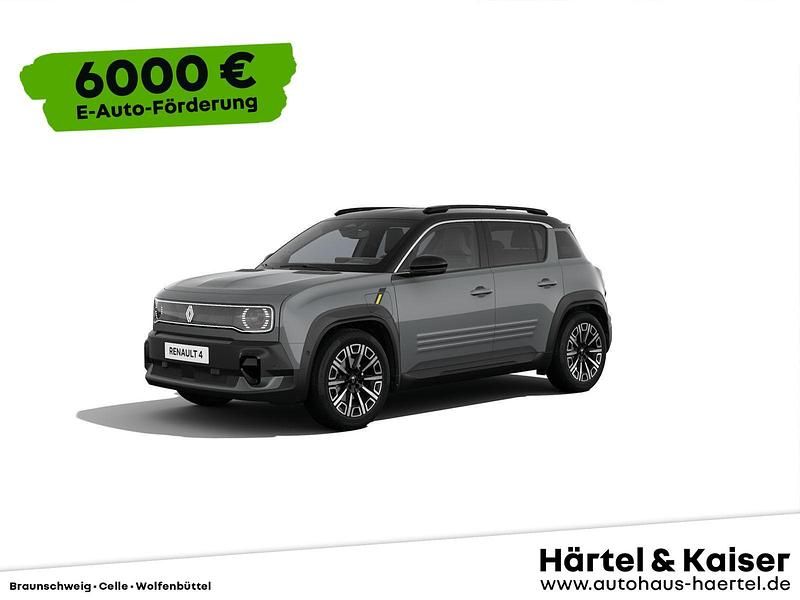 Schiefergrau mit schwarzem dach (grau) Neu 2025 Renault 4 E-Tech Iconic SUV | 34.669 € (Fairer Preis) - Bild 1/3