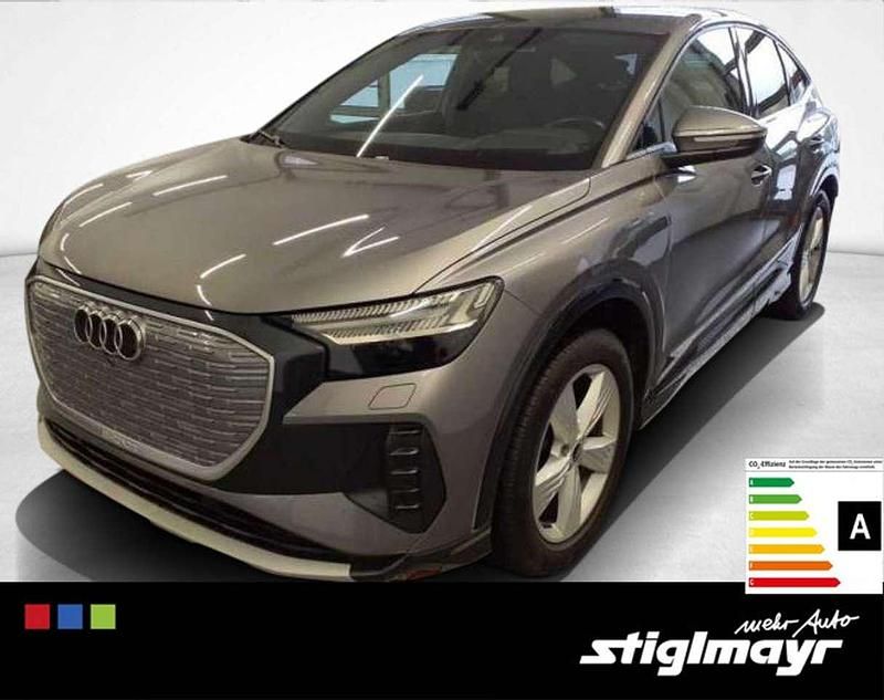 Taifungrau metallic Gebraucht 2021 Audi Q4 Sportback e-tron Sport SUV | 29.990 € (Fairer Preis) - Bild 1/4