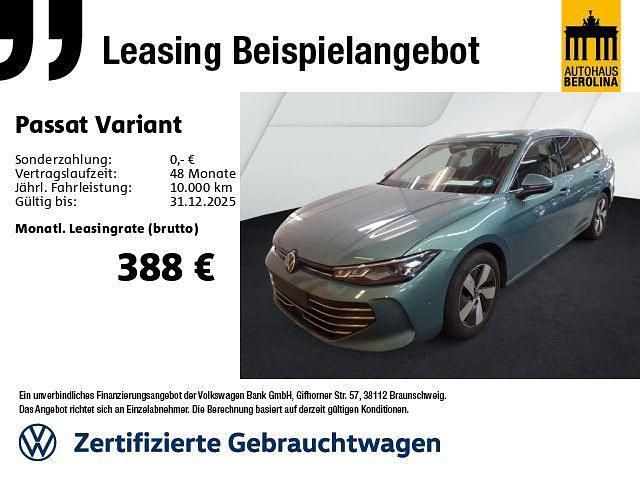 Maripositgrün metallic Gebraucht 2025 VW Passat IQ Drive Kombi | 34.888 € (Superpreis) - Bild 1/4