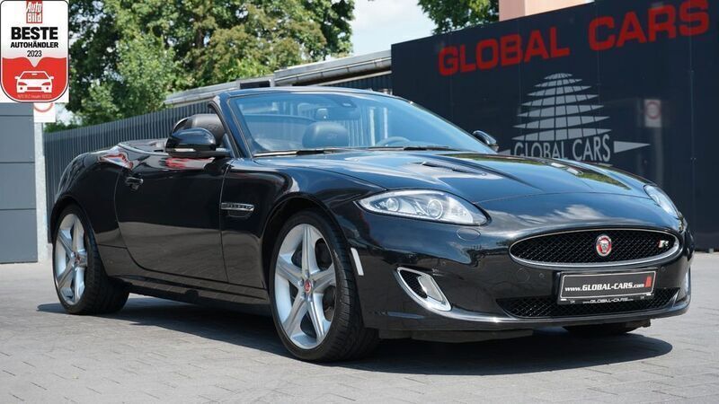 Santorini black Gebraucht 2014 Jaguar XKR Supercharged Cabrio | 43.885 € (Teuer) - Bild 1/4