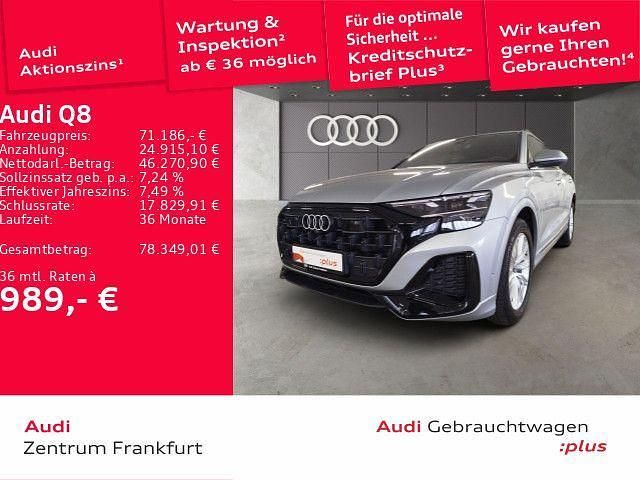 Silber Gebraucht 2025 Audi Q8 Ambiente SUV | 71.186 € (Fairer Preis) - Bild 1/3
