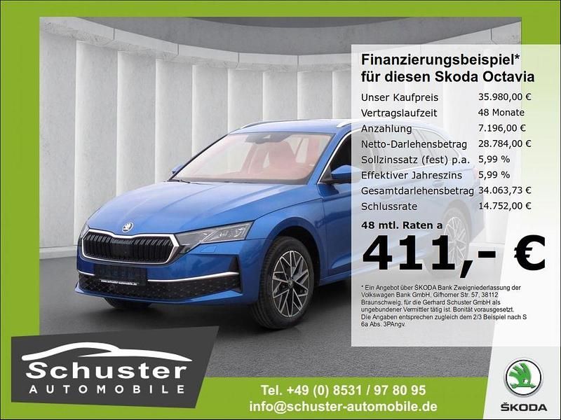 Blau Gebraucht 2025 Skoda Octavia Tour Kombi | 35.980 € (Fairer Preis) - Bild 1/4