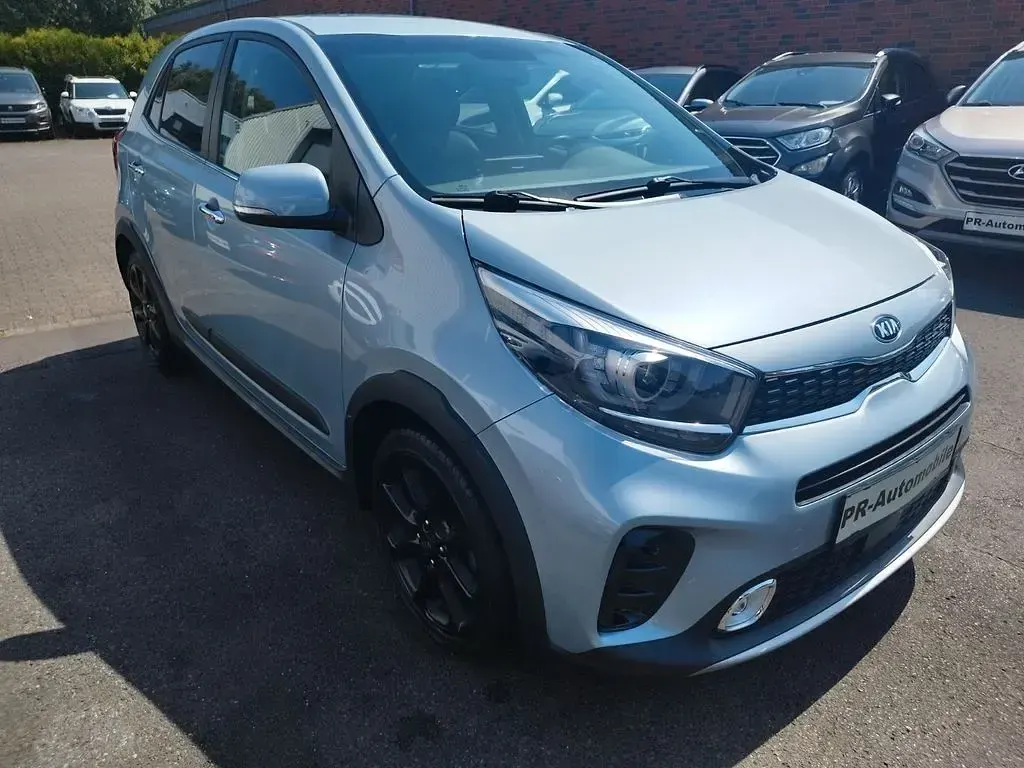 Gebraucht Kia Picanto X-Line 84 PS (61 kW) 2018 Blau Kleinwagen