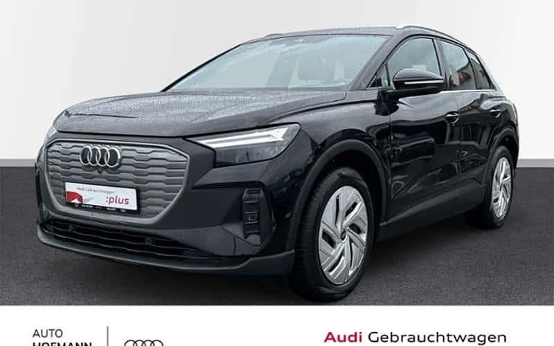 Mythosschwarz metallic Gebraucht 2022 Audi Q4 e-tron Basis SUV | 26.830 € (Fairer Preis) - Bild 1/4