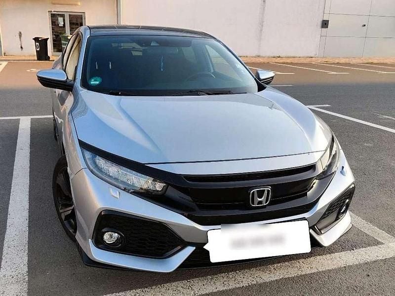 Silber Gebraucht 2020 Honda Civic Sport Plus Limousine | 15.500 € (Superpreis) - Bild 1/4