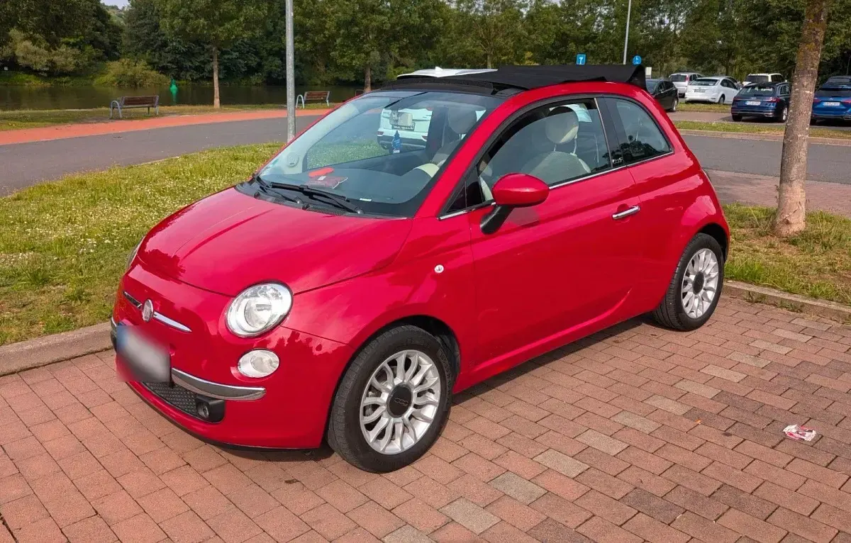 Gebraucht Fiat 500C Lounge 69 PS (50 kW) 2010 Rot Cabrio