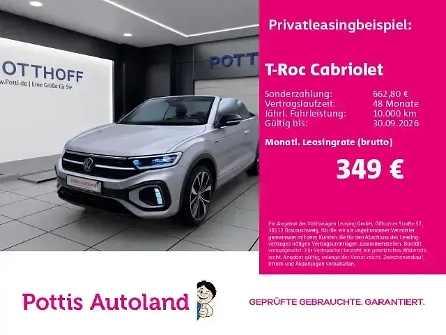 Gebraucht VW T-Roc Cabriolet R-line 150 PS (110 kW) 2023 Cabrio