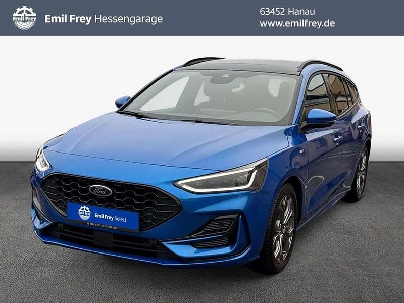 Desert island blue metallic Gebraucht 2023 Ford Focus ST-Line Kombi | 20.950 € (Guter Preis) - Bild 1/4