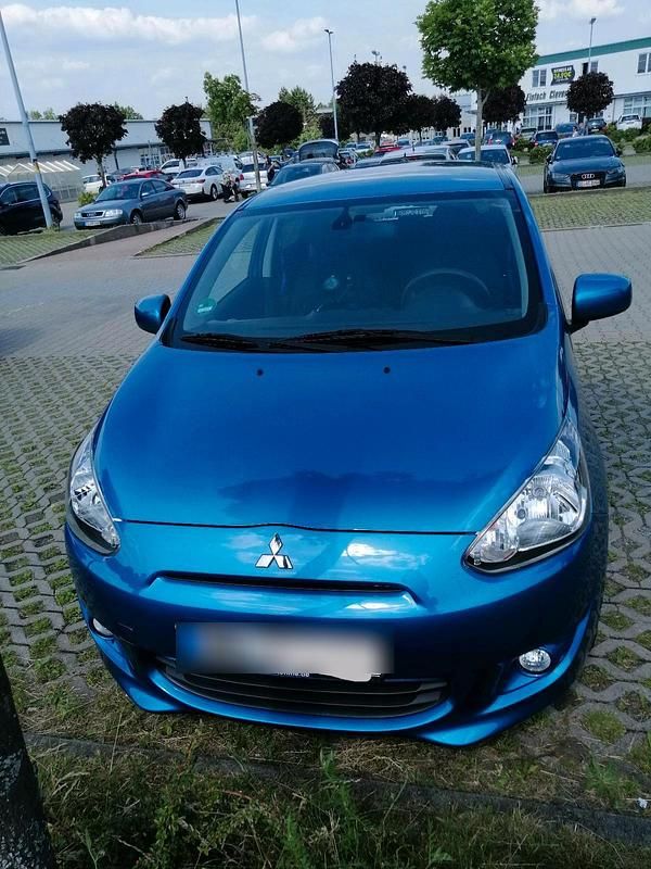 Blau Gebraucht 2016 Mitsubishi Space Star Kleinwagen | 5.100 € (Superpreis) - Bild 1/4