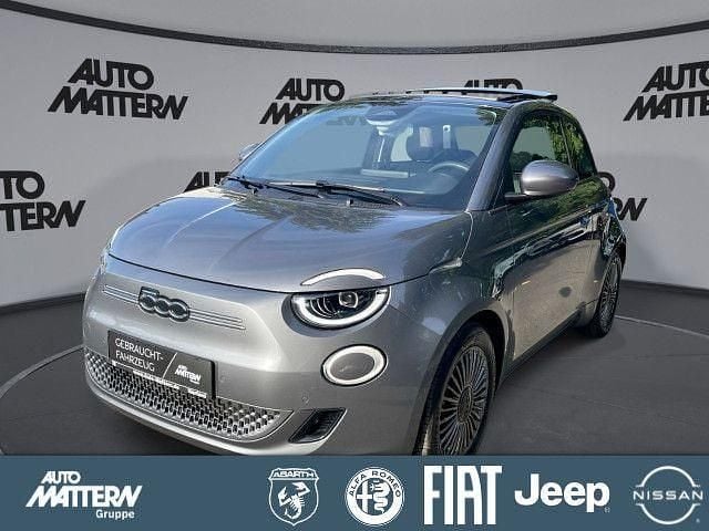 Colore esterno (mineral grau) (metallic) Gebraucht 2021 Fiat 500e Limousine | 15.490 € (Fairer Preis) - Bild 1/4
